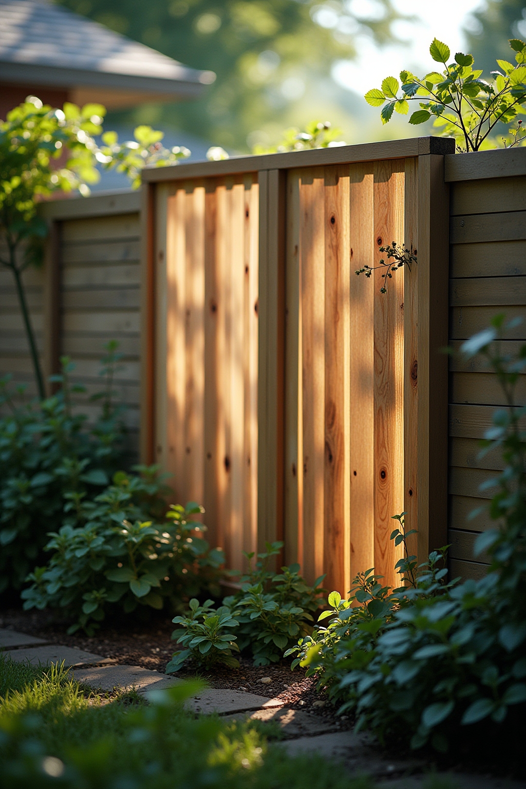 8 kreative Sichtschutz-Ideen für den Garten selber bauen 19 kreativer sichtschutz garten selber bauen outline 7