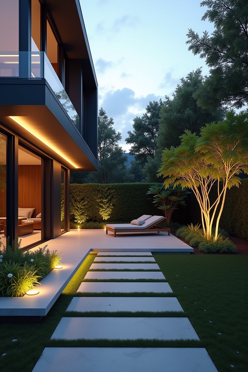 luxus moderne garten ideen outline 2