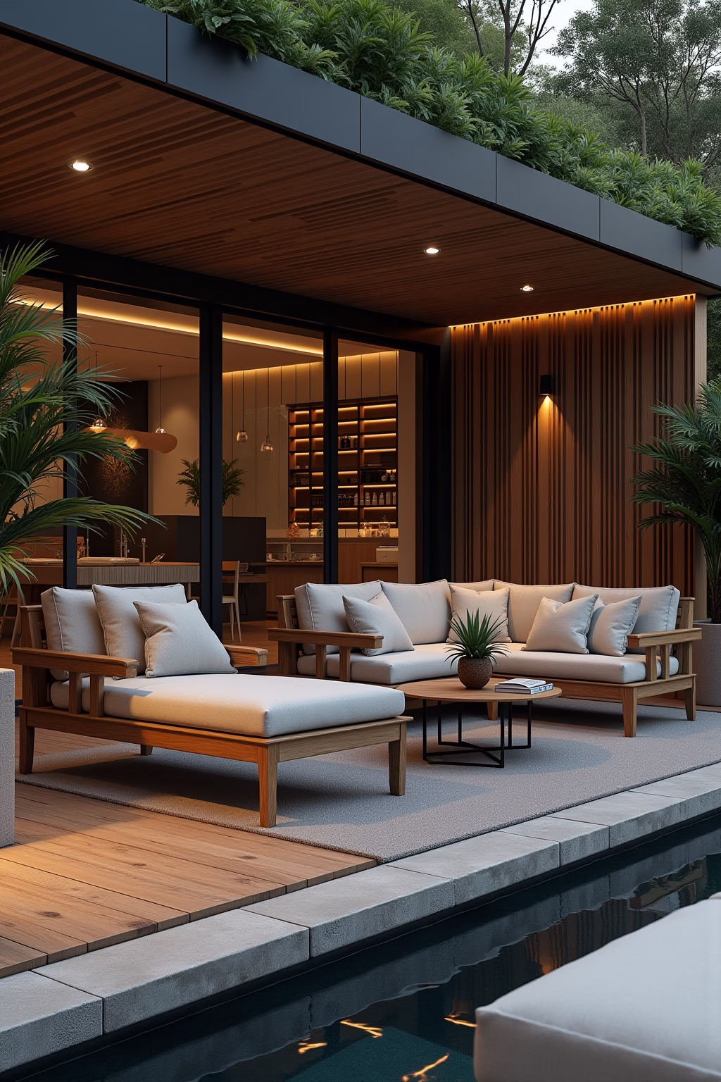 luxus moderne garten ideen outline 4