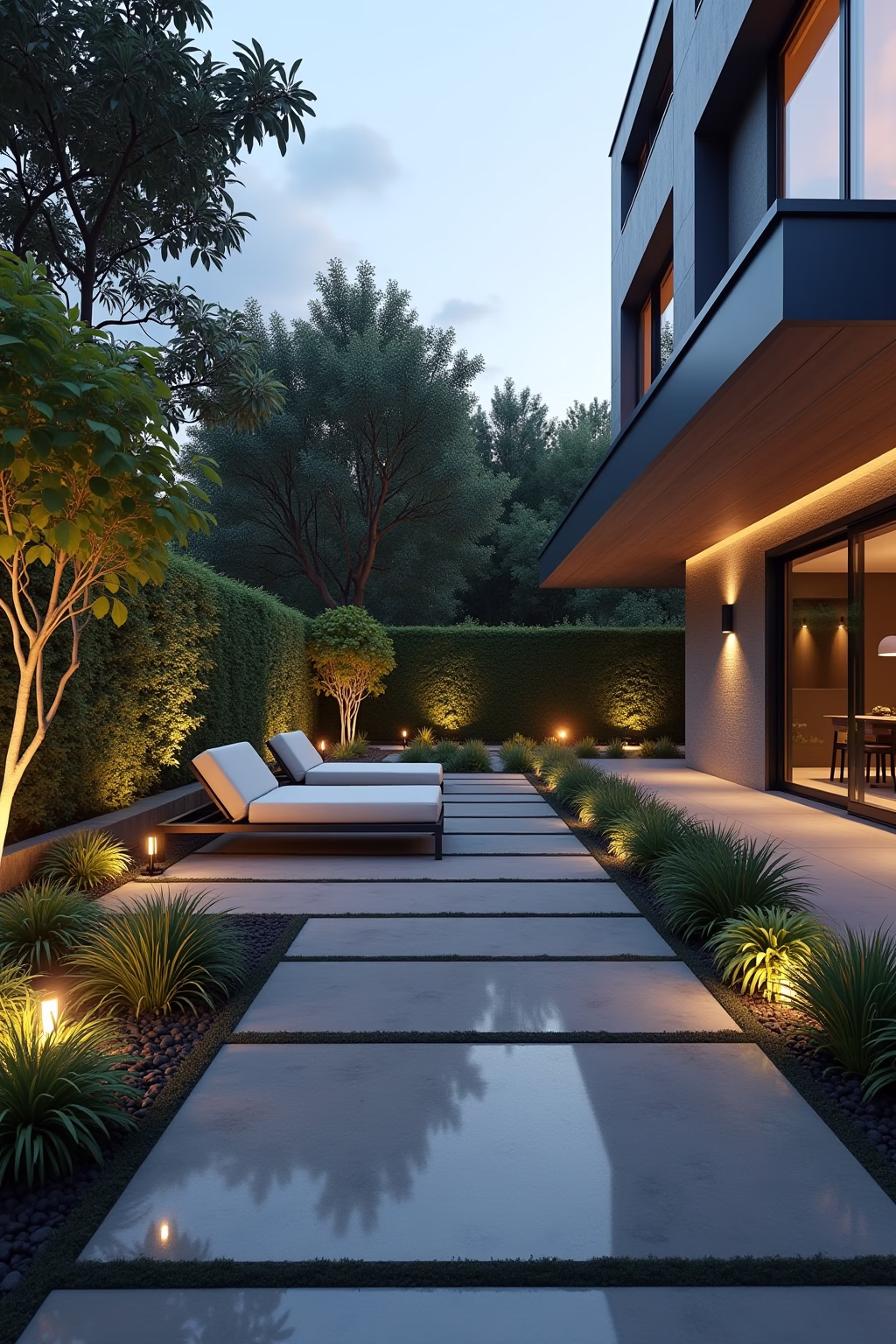 luxus moderne garten ideen outline 5