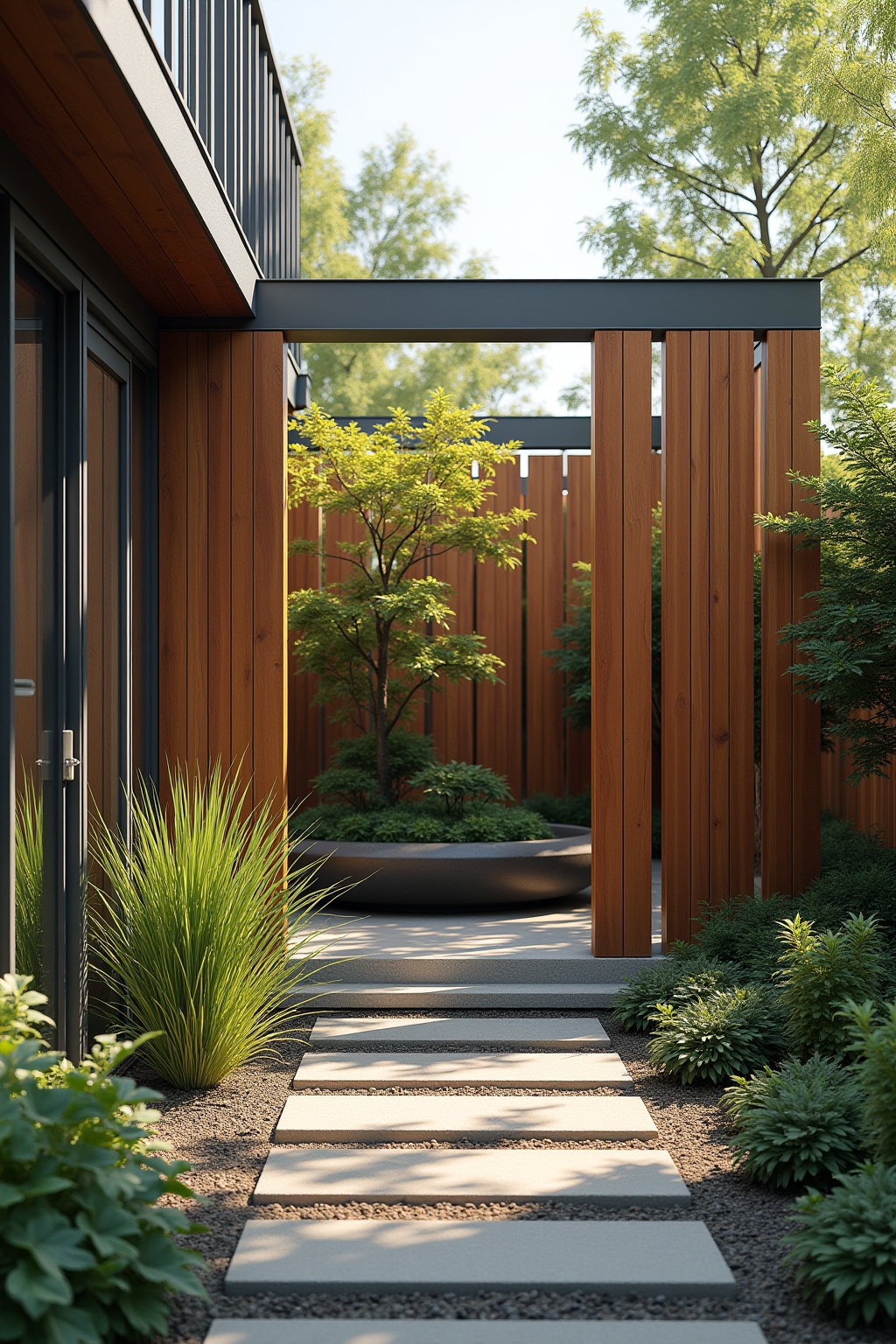 modern sichtschutz garten outline 2 1