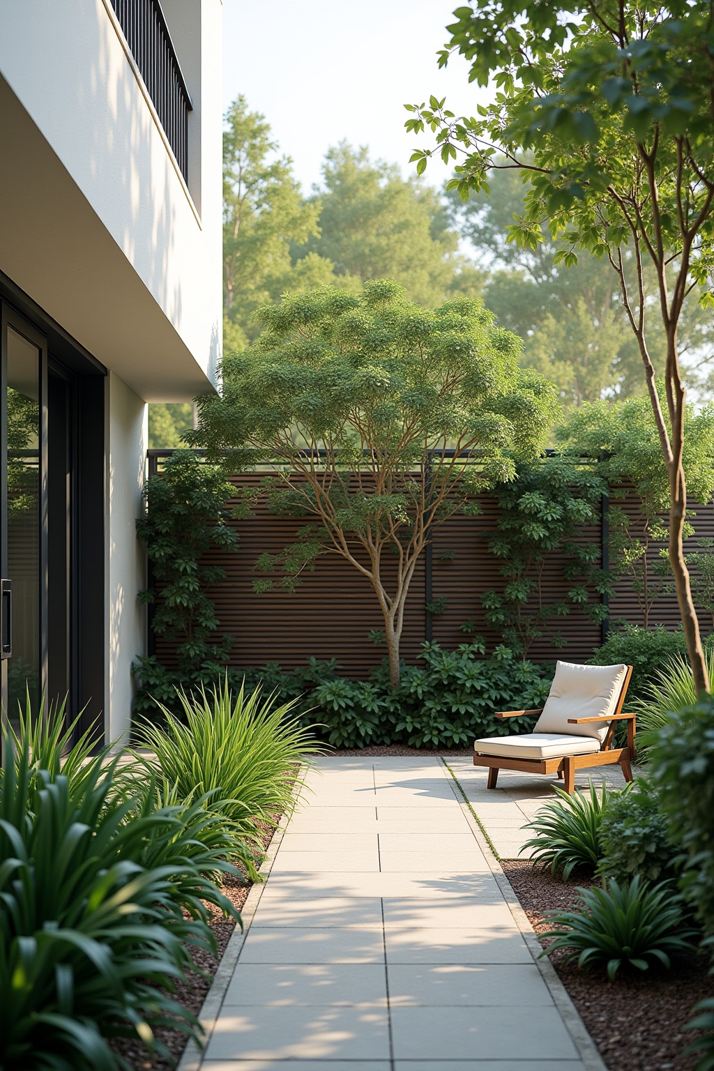 modern sichtschutz garten outline 2