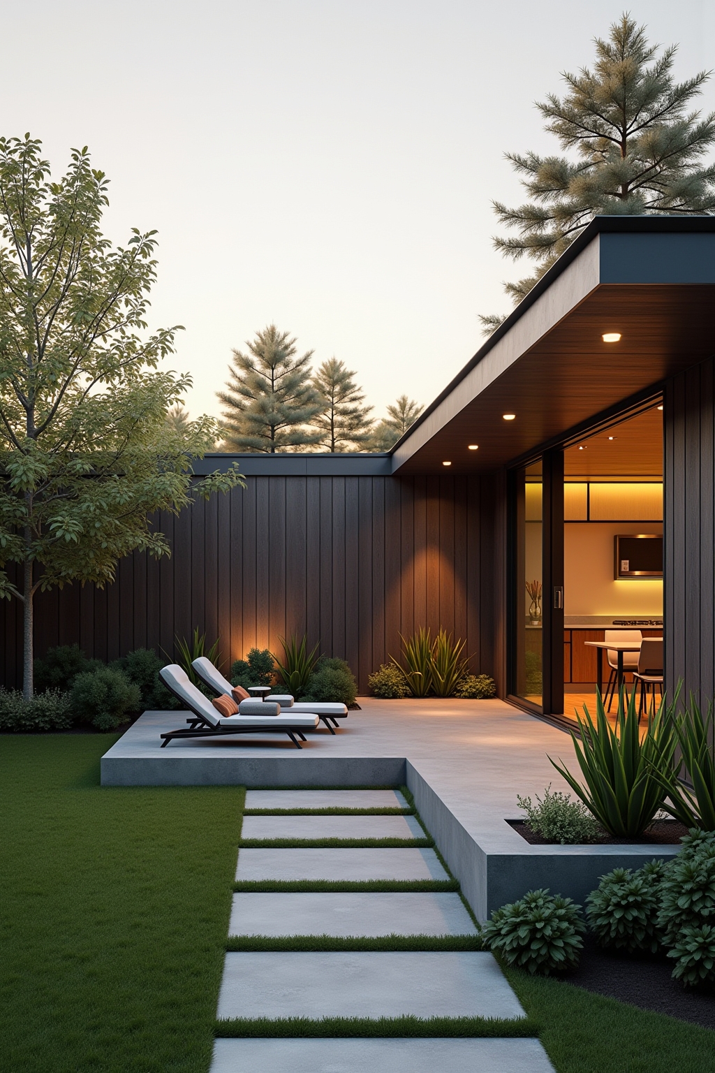 modern sichtschutz garten outline 3 1