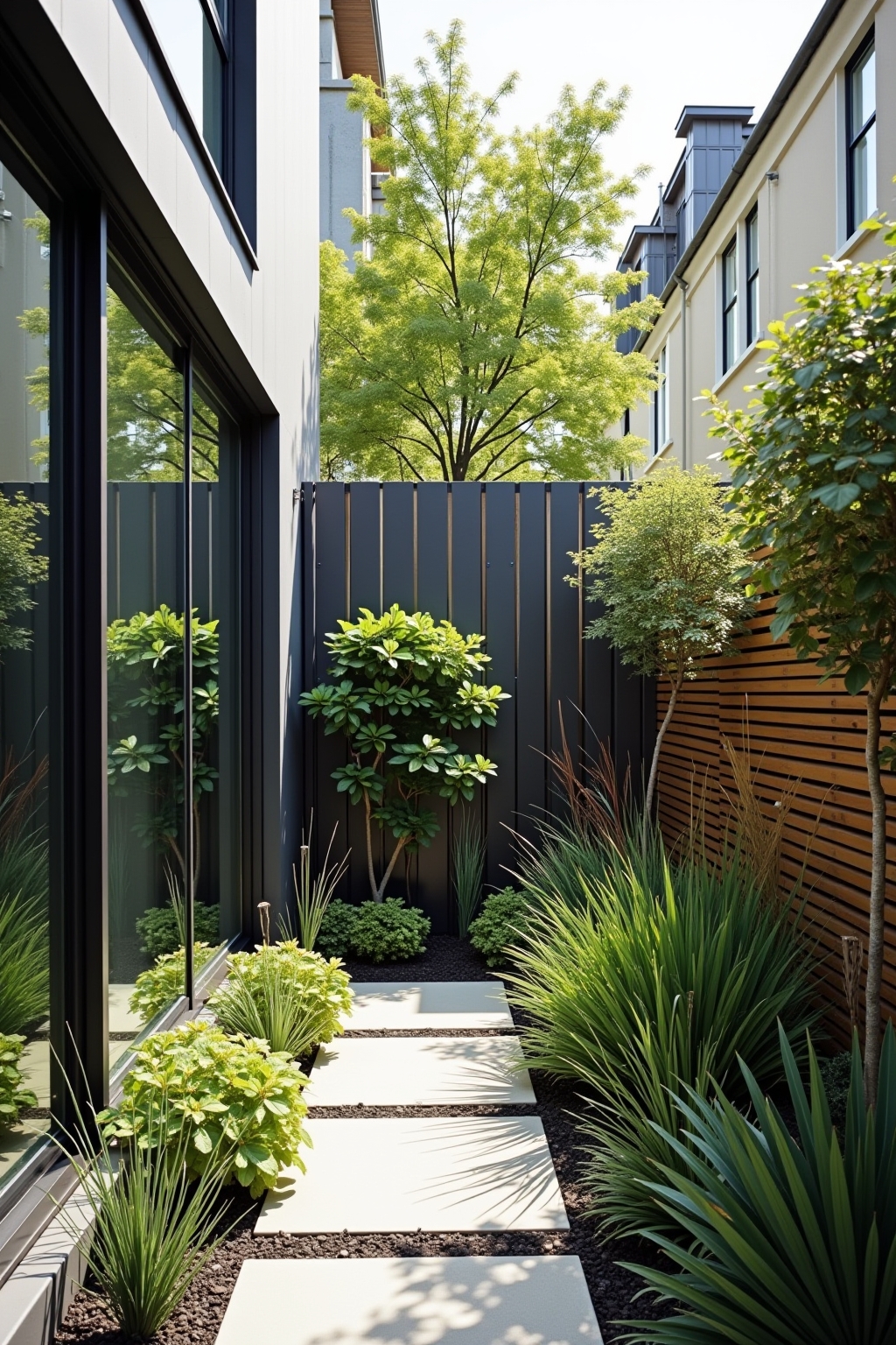 modern sichtschutz garten outline 4