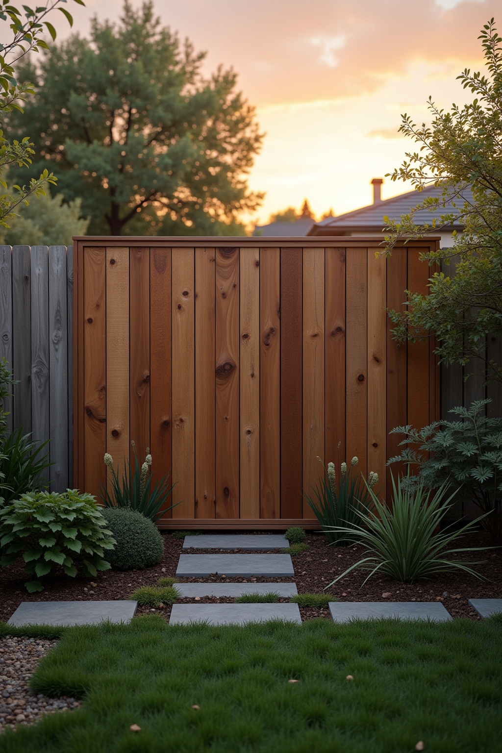 modern sichtschutz garten outline 6