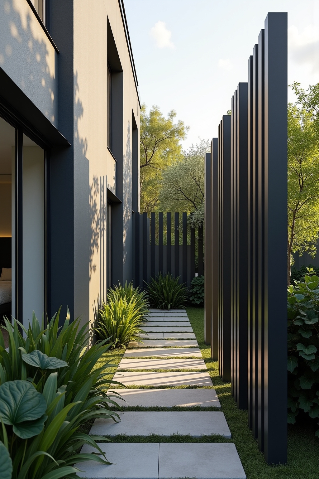 modern sichtschutz garten outline 8 1