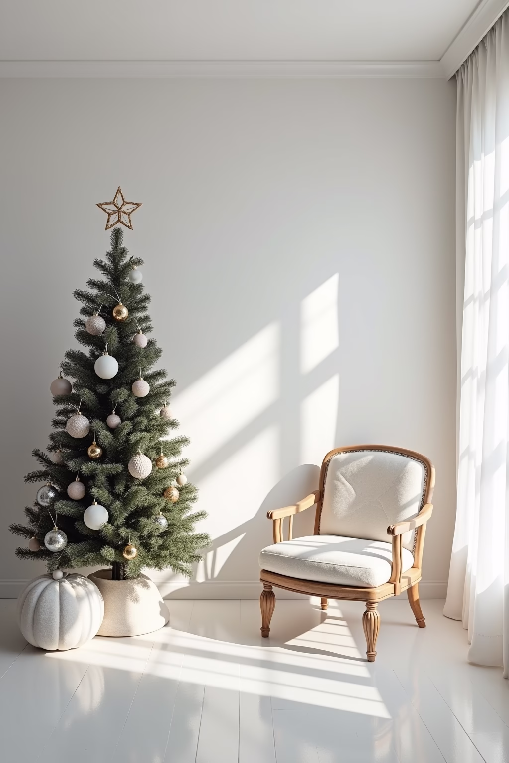 moderne weihnachtsdekoration outline 2