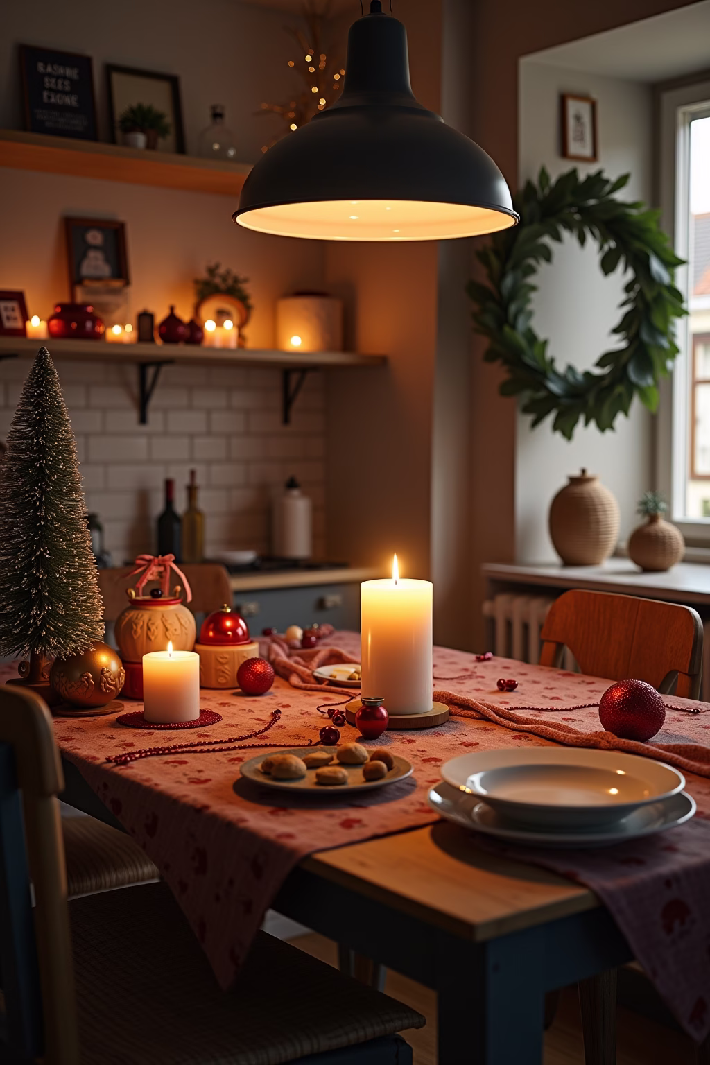 moderne weihnachtsdekoration outline 5