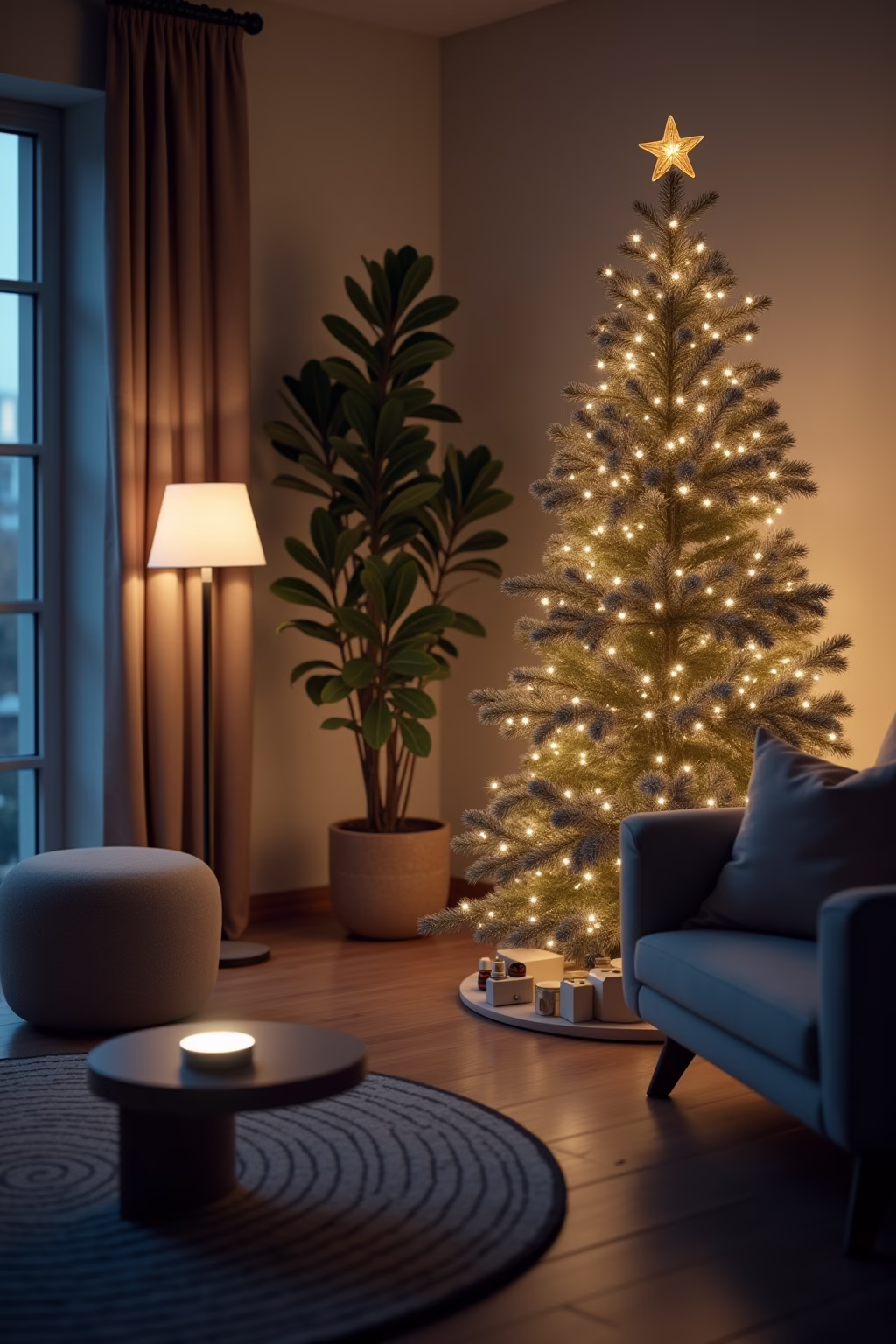 8 Moderne Weihnachtsdekorationen für festliche Räume 19 moderne weihnachtsdekoration outline 7