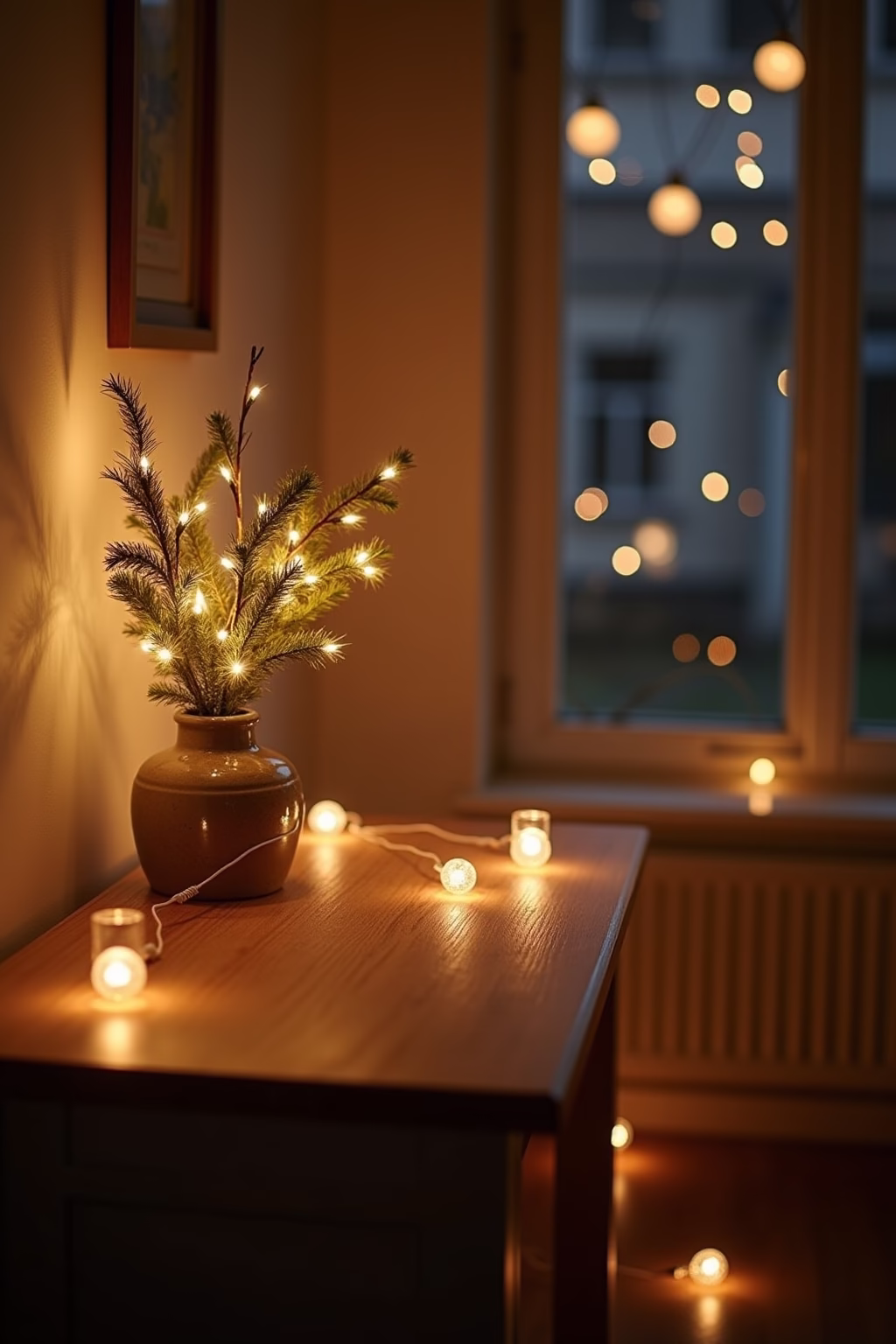 moderne weihnachtsdekoration outline 8