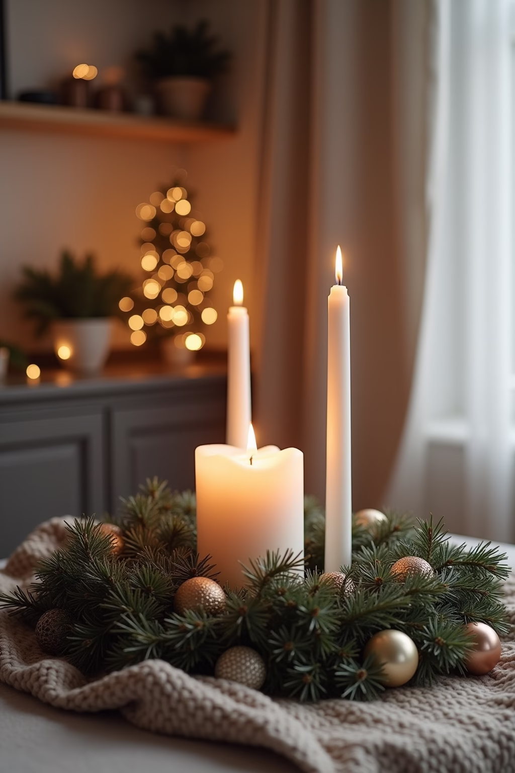 moderner adventskranz ideen outline 1