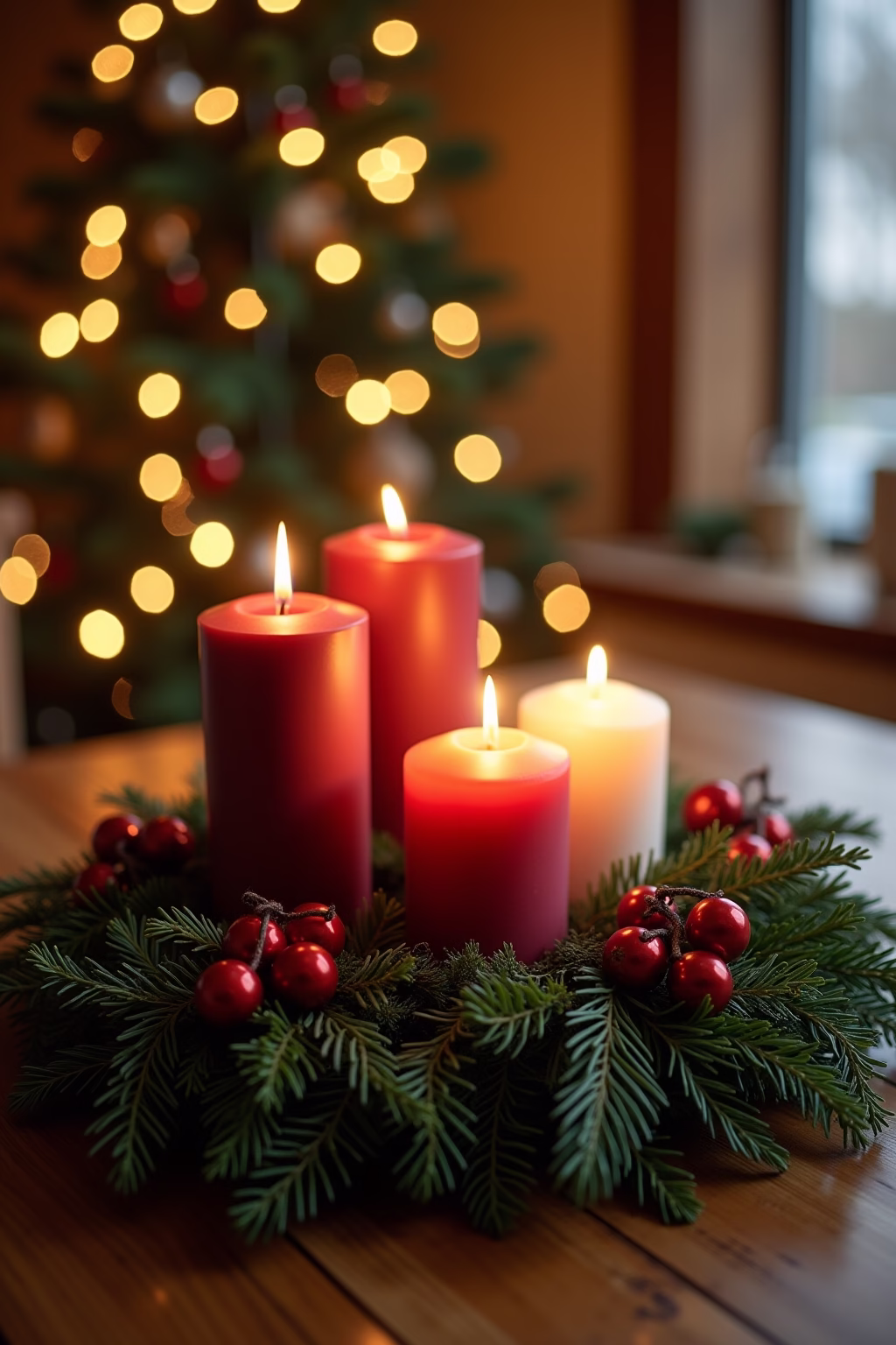 moderner adventskranz ideen outline 2