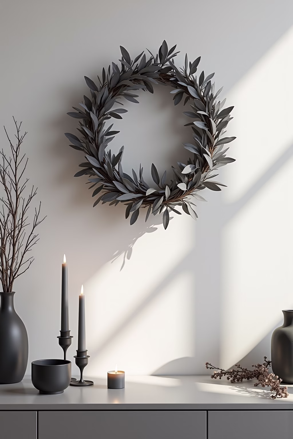 moderner adventskranz ideen outline 3