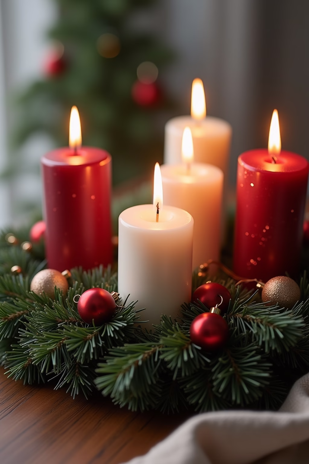 moderner adventskranz ideen outline 4