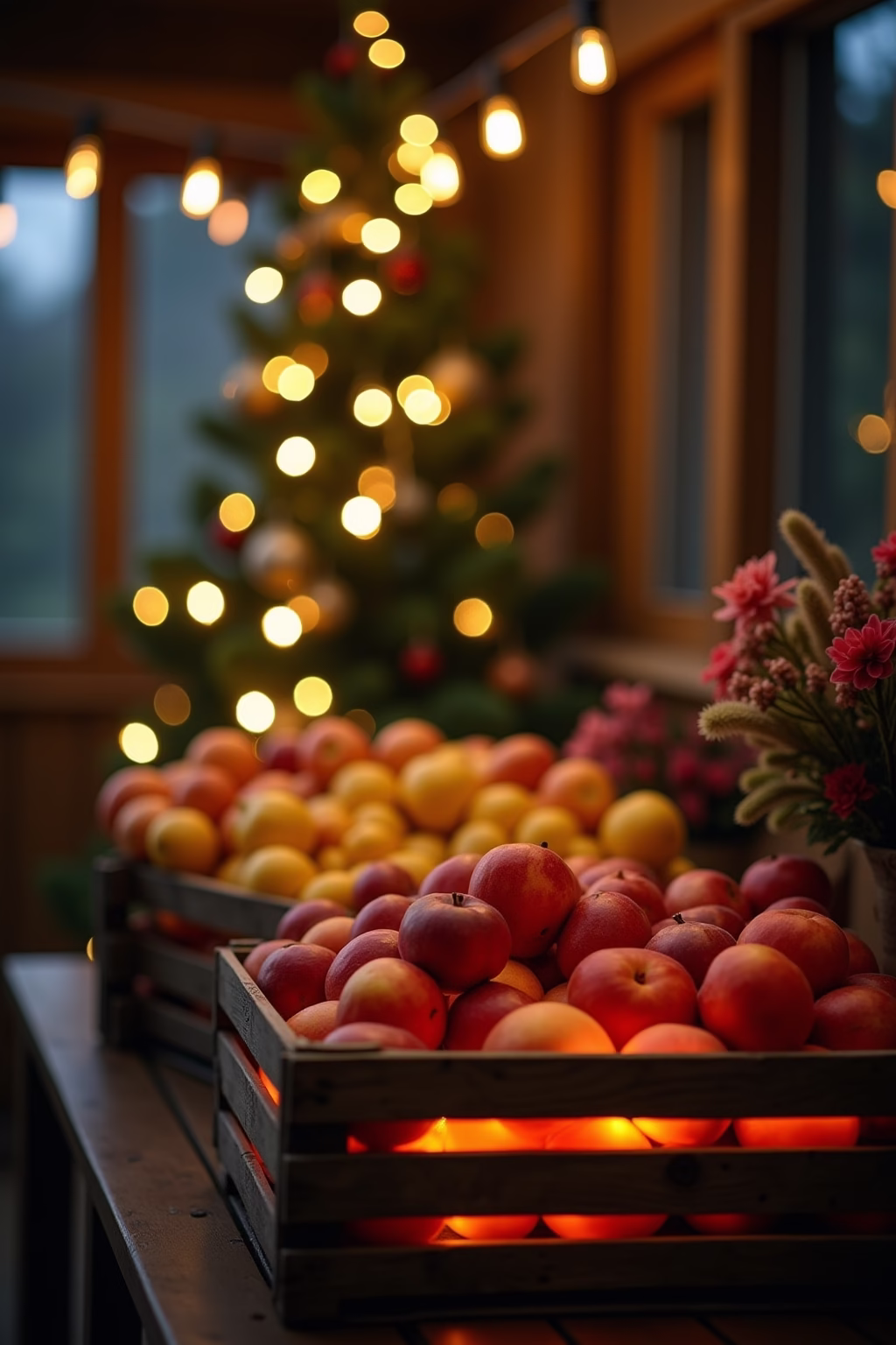 obstkisten deko weihnachten outline 5