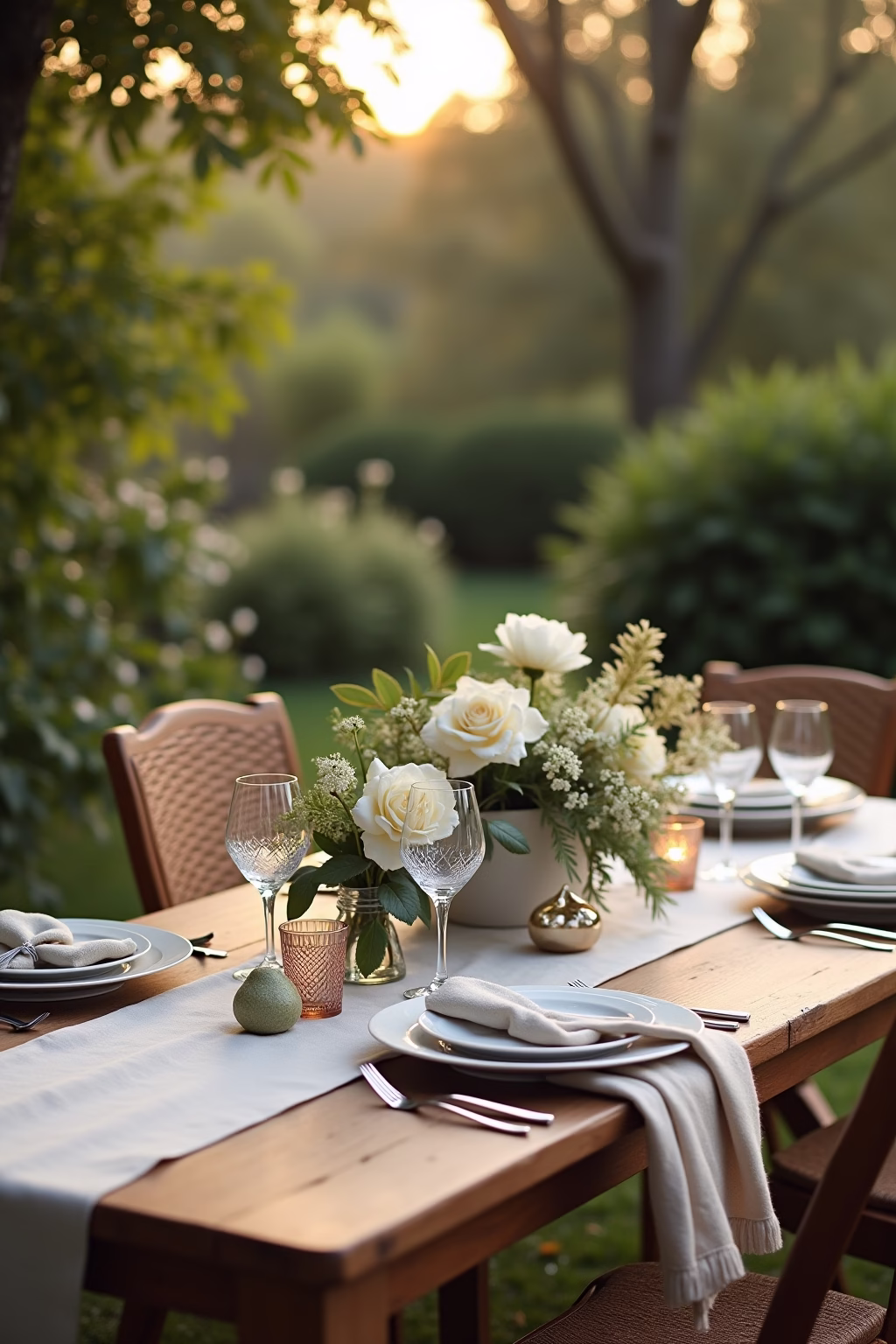 silberhochzeit deko garten selber machen outline 2