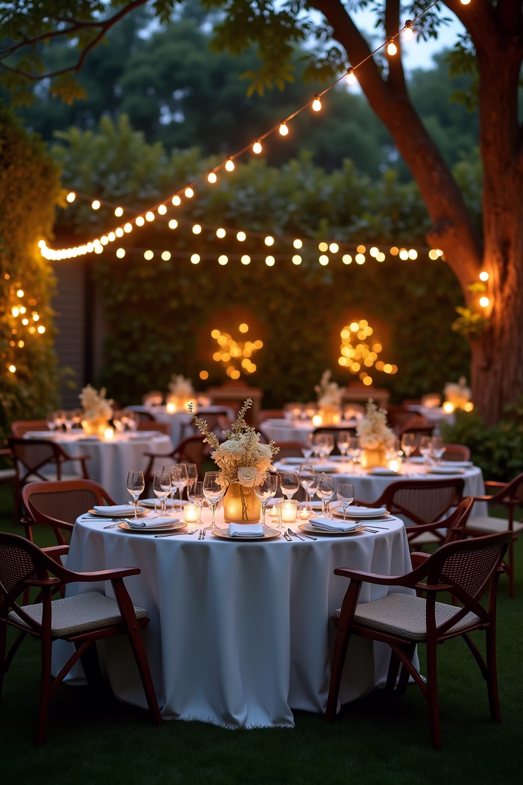 silberhochzeit deko garten selber machen outline 6