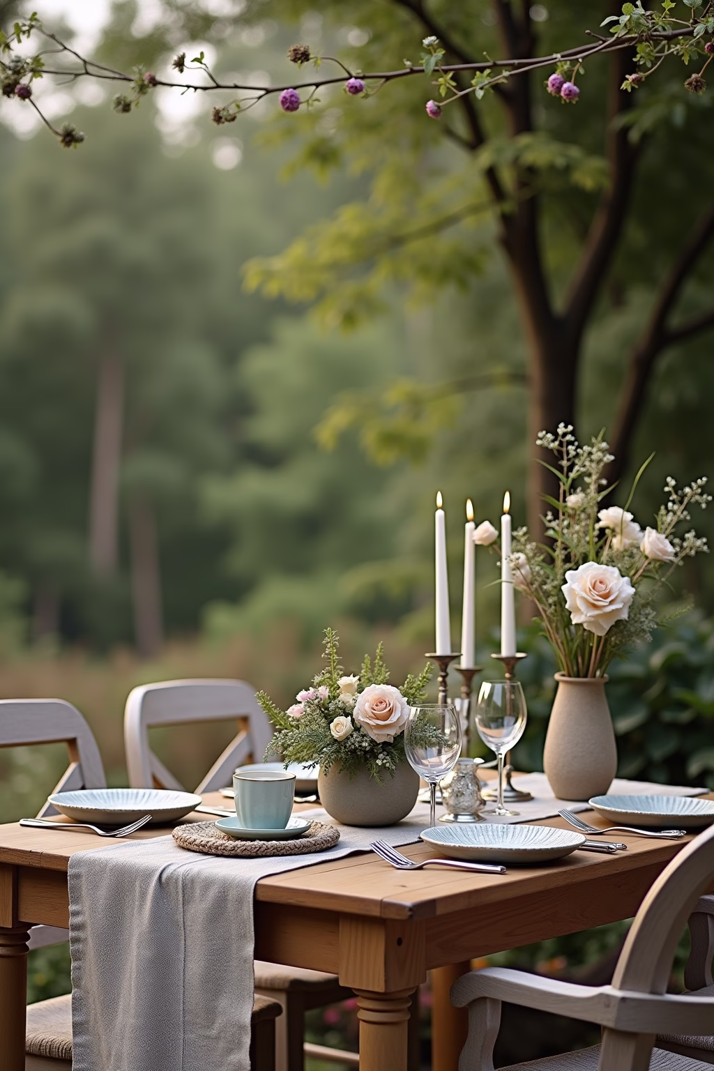 silberhochzeit deko garten selber machen outline 7