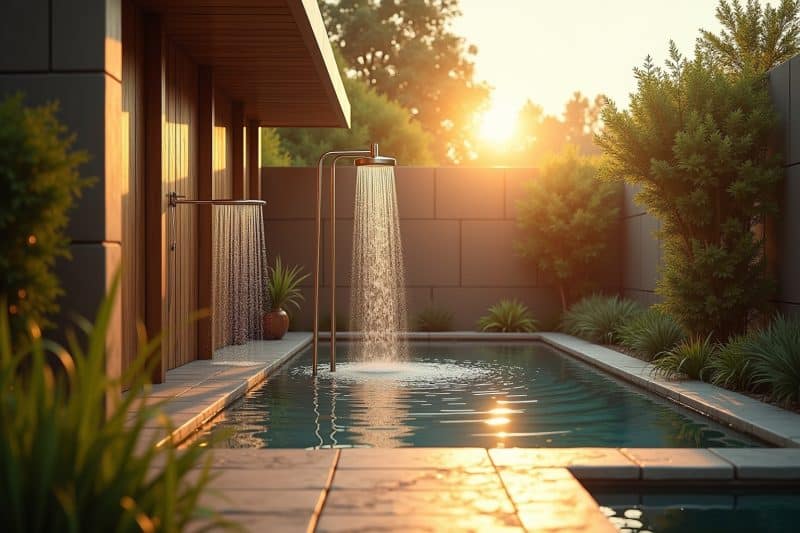 7 faszinierende Solarduschen-Ideen für deinen Garten