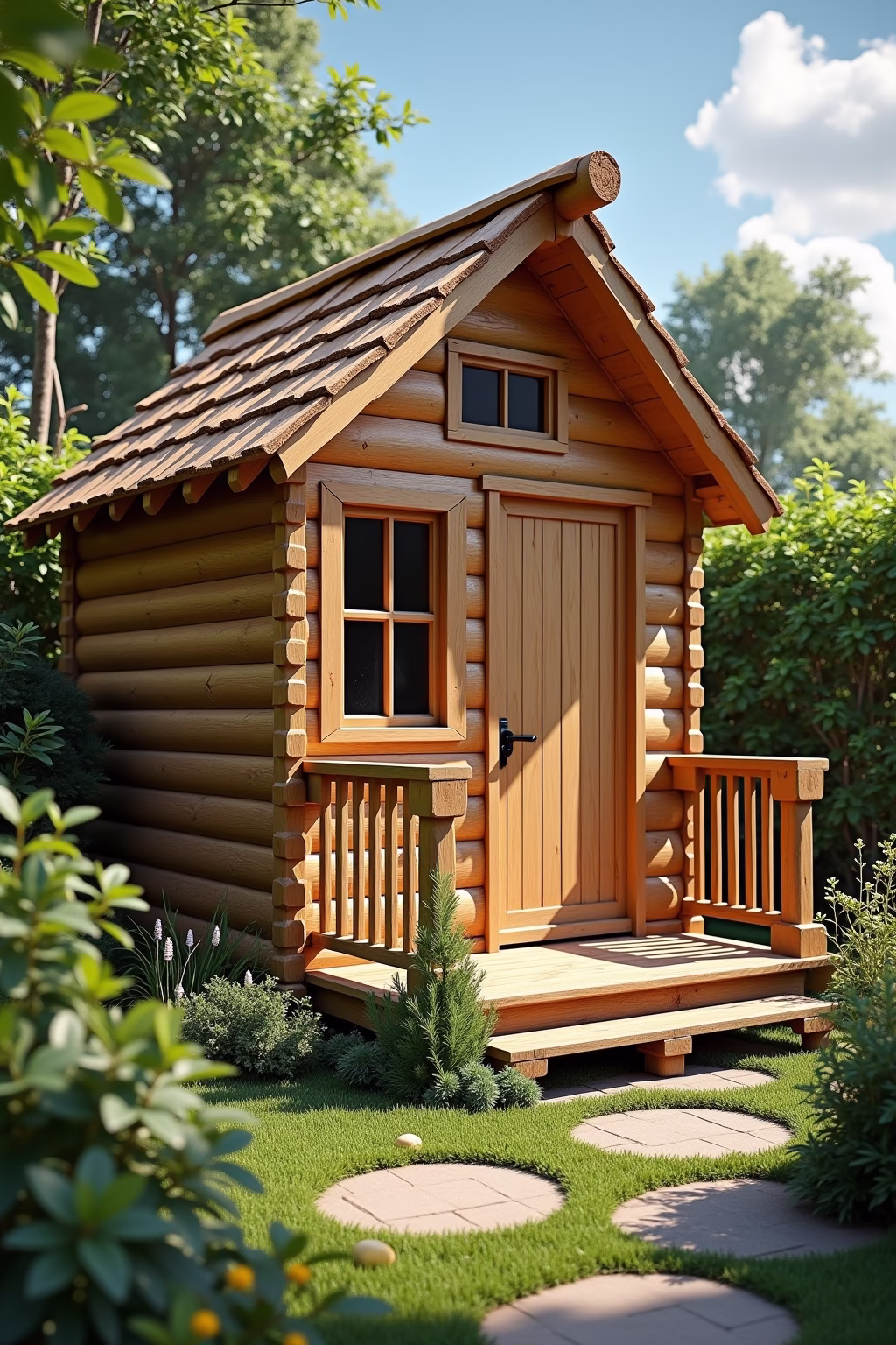 8 Spielhaus Garten Ideen für kleine Abenteurer 15 spielhaus garten outline 3 1