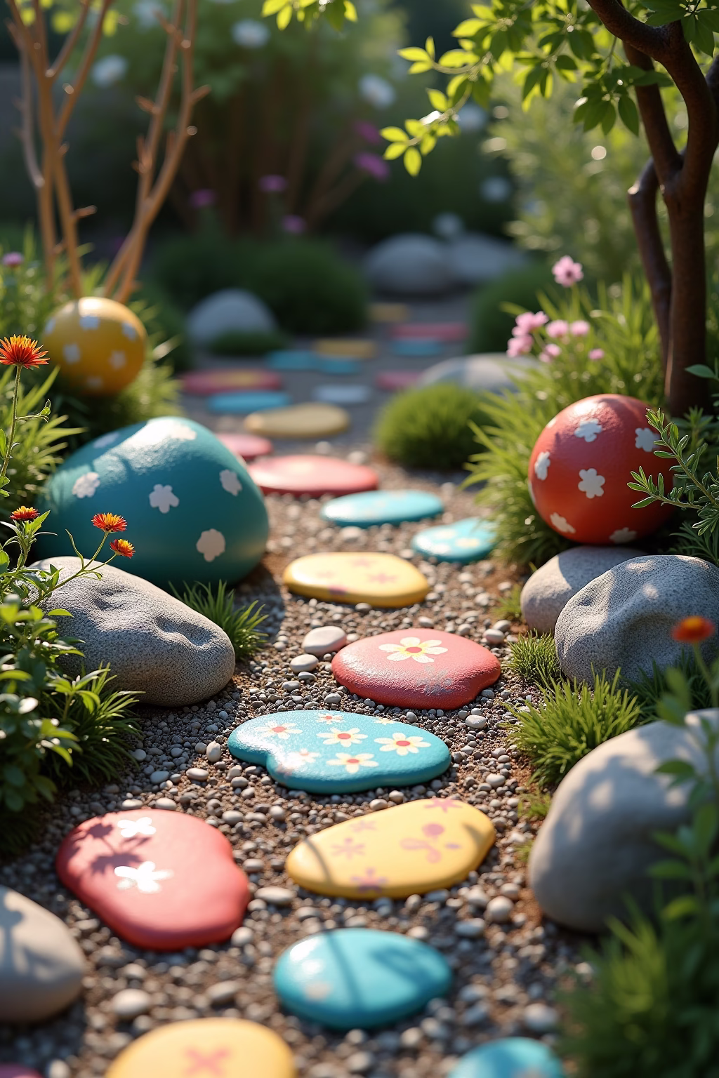 8 Steine bemalen für den Garten - Kreative Ideen 19 steine bemalen fuer den garten outline 7