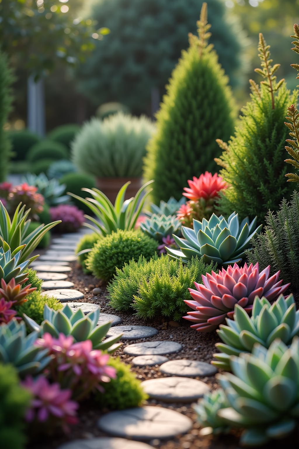 sukkulenten garten ideen outline 5