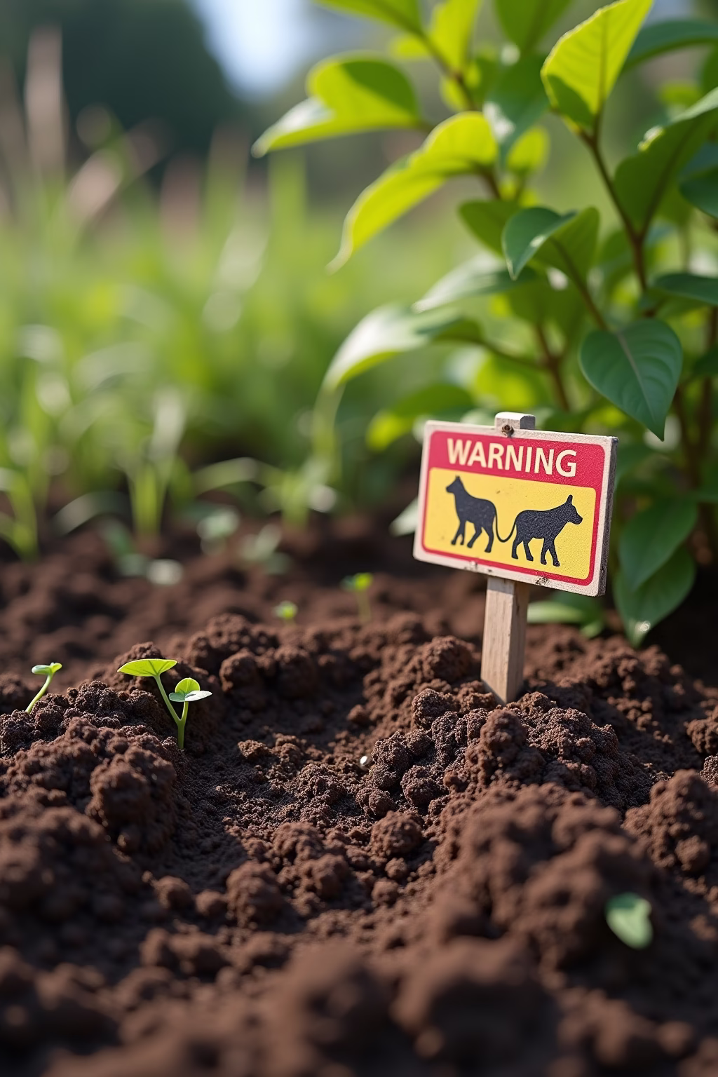 tierkot im garten bilder outline 3