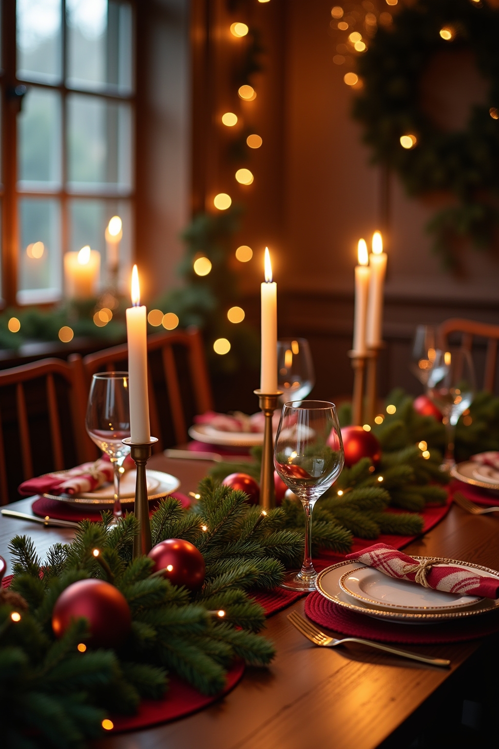 tisch deko weihnachten outline 1