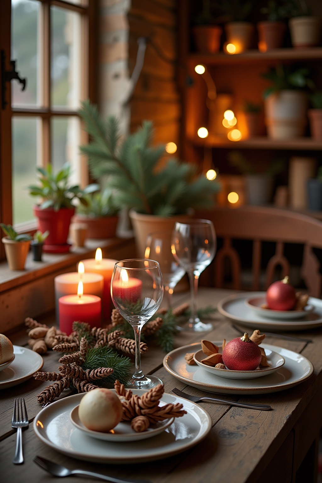 tisch deko weihnachten outline 4