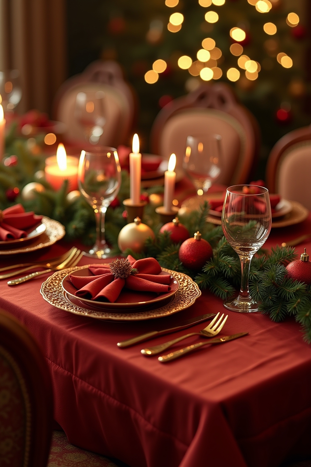 tisch deko weihnachten outline 5