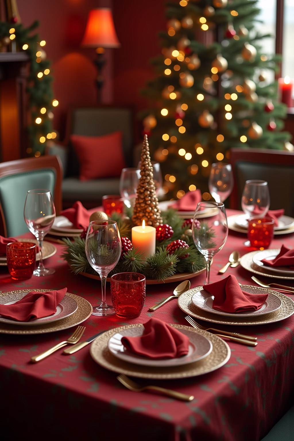 tisch deko weihnachten outline 6 1