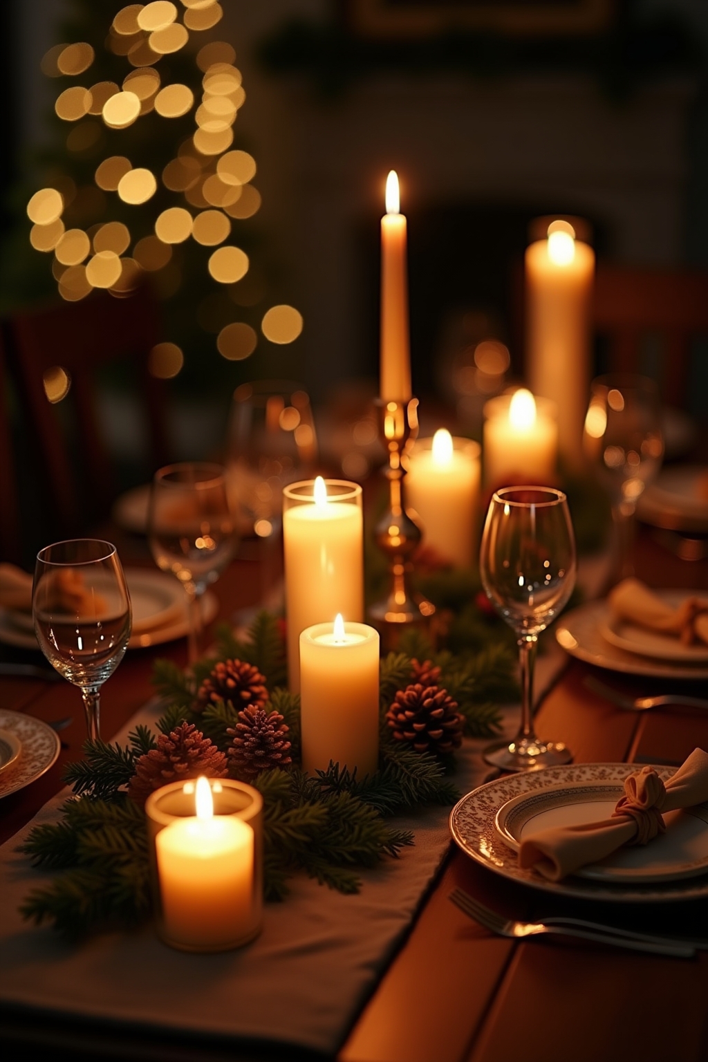 tisch deko weihnachten outline 6