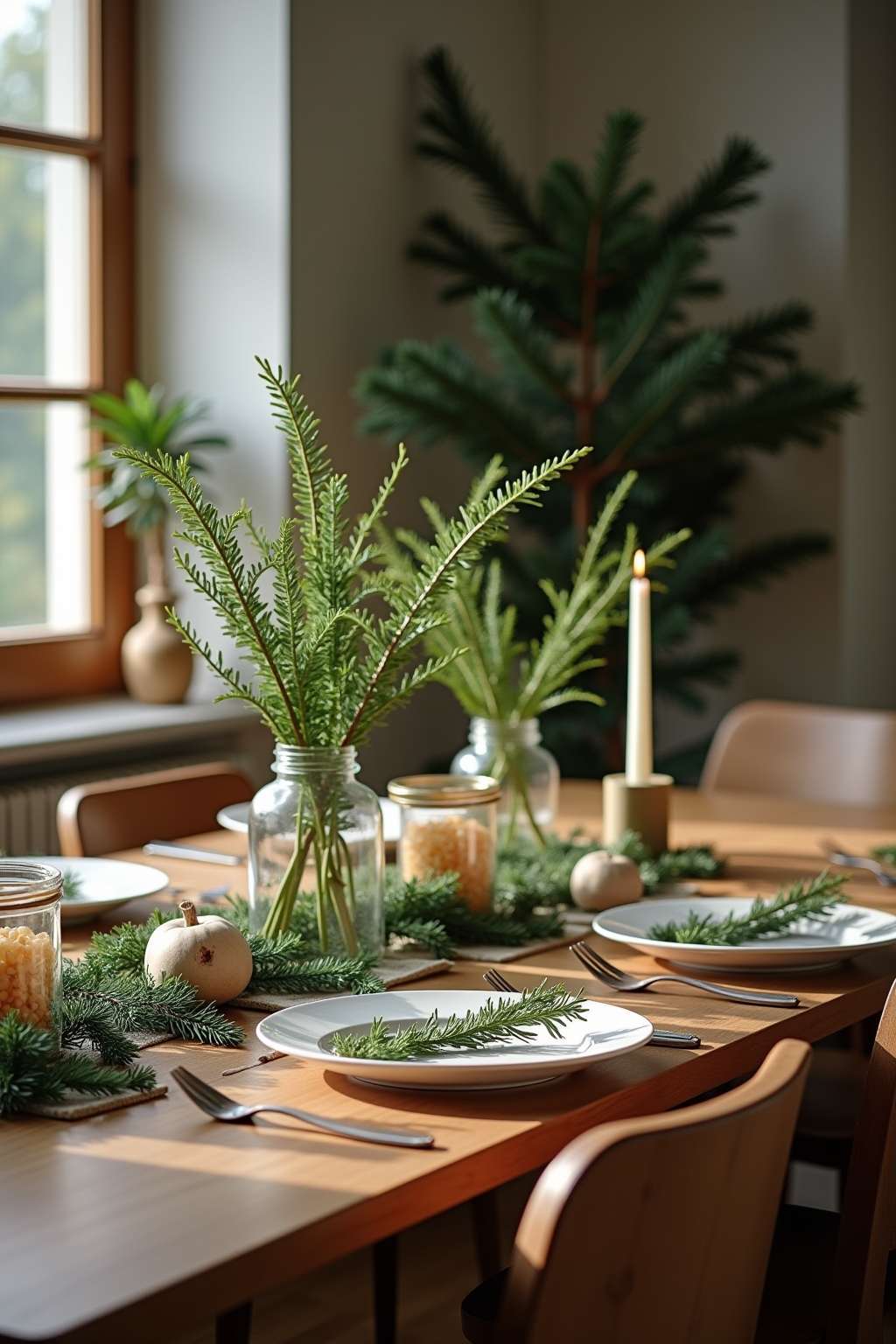 tisch deko weihnachten outline 8