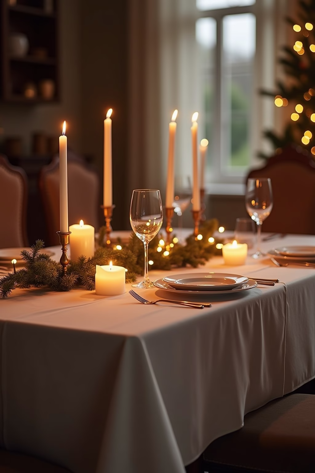 tischdecke weihnachten outline 3