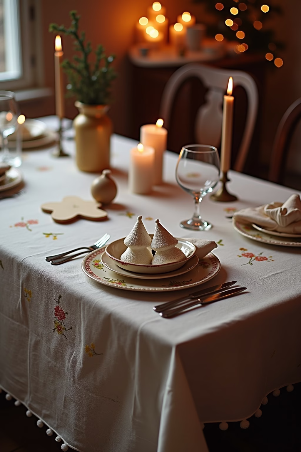 tischdecke weihnachten outline 5