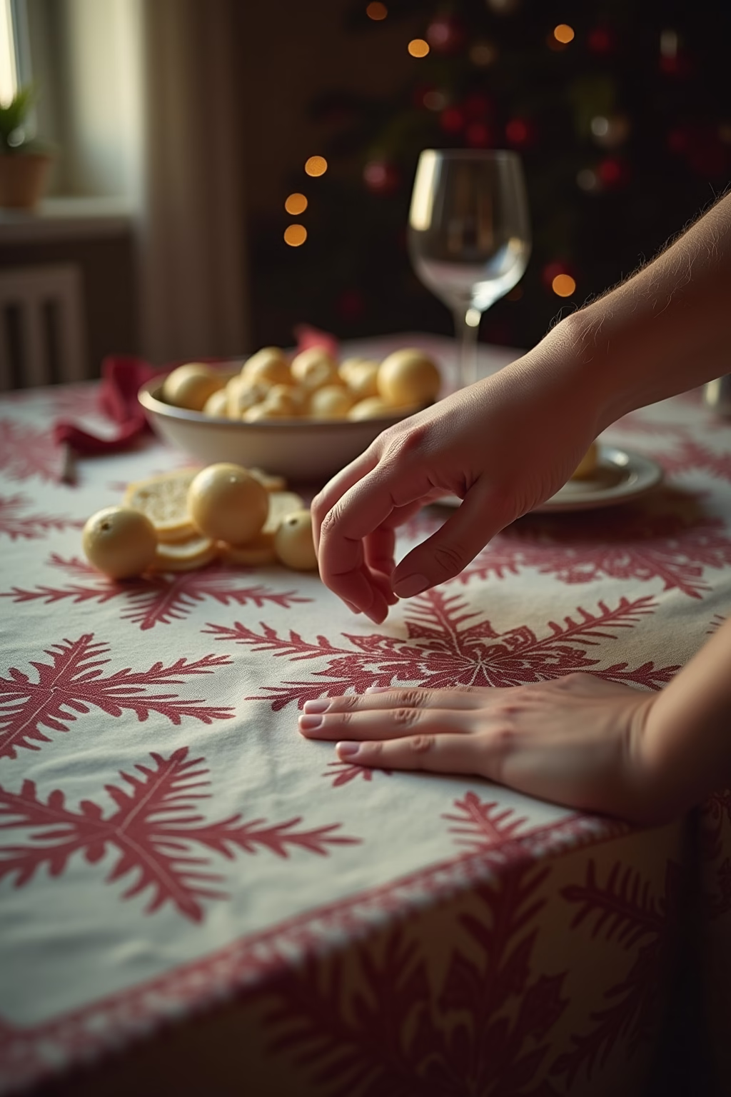 tischdecke weihnachten outline 6