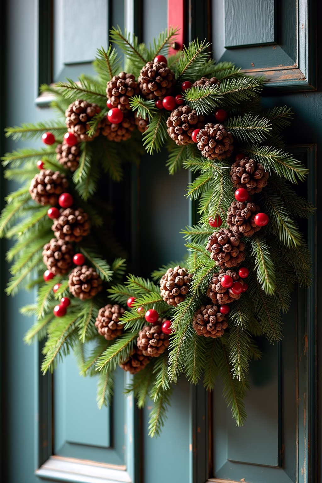 tuerdekoration weihnachten outline 4