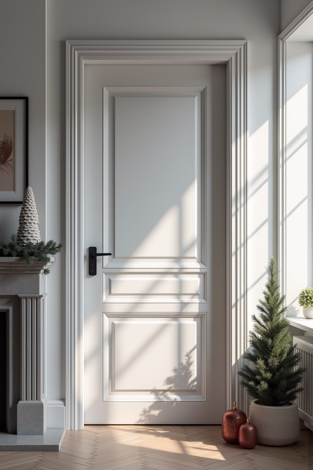 tuerdekoration weihnachten outline 5