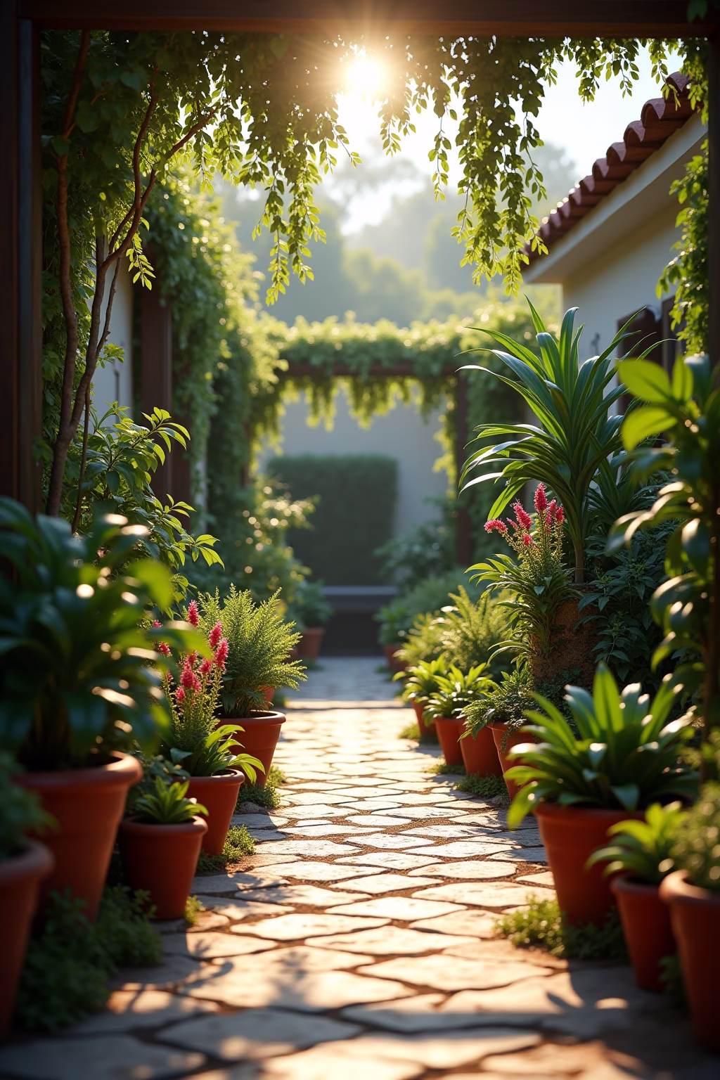 uebergang terrasse garten outline 4