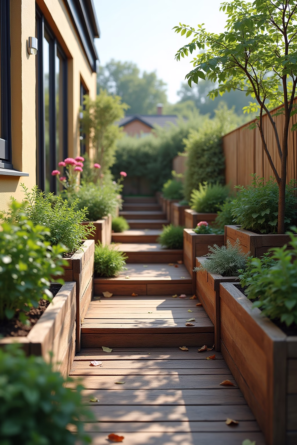 uebergang terrasse garten outline 8