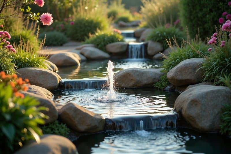 Ideen für Wasserspiele im Garten