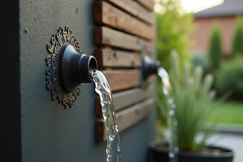 Wasserwand im Garten selber bauen - Anleitung