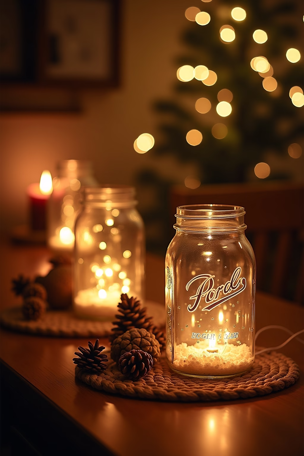 weckglas deko weihnachten outline 2