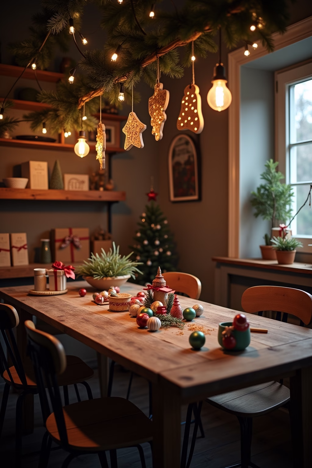 weihnachten haus dekoration outline 5