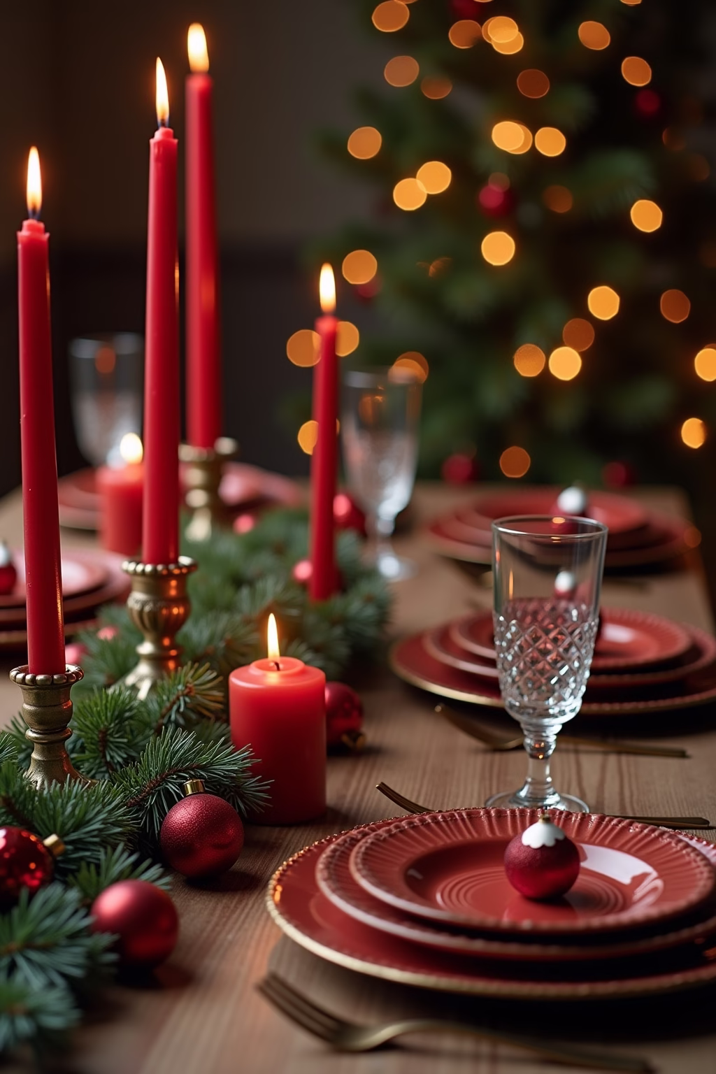 weihnachtliche tischdeko outline 2