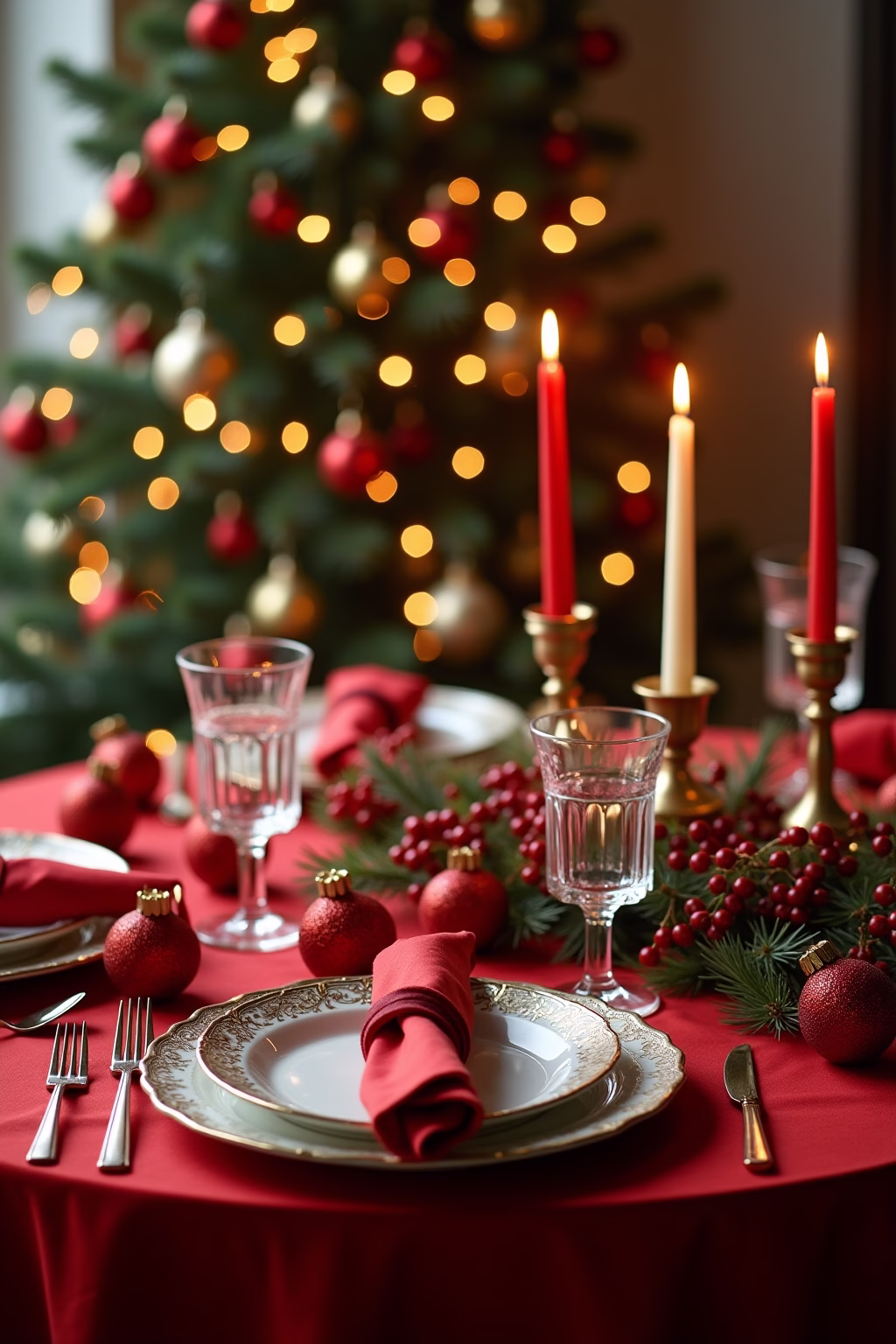 weihnachtliche tischdeko outline 4