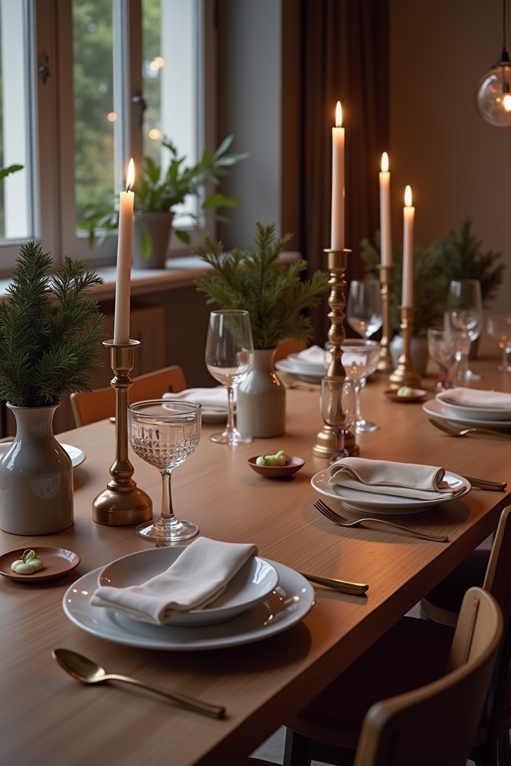 weihnachtliche tischdeko outline 8