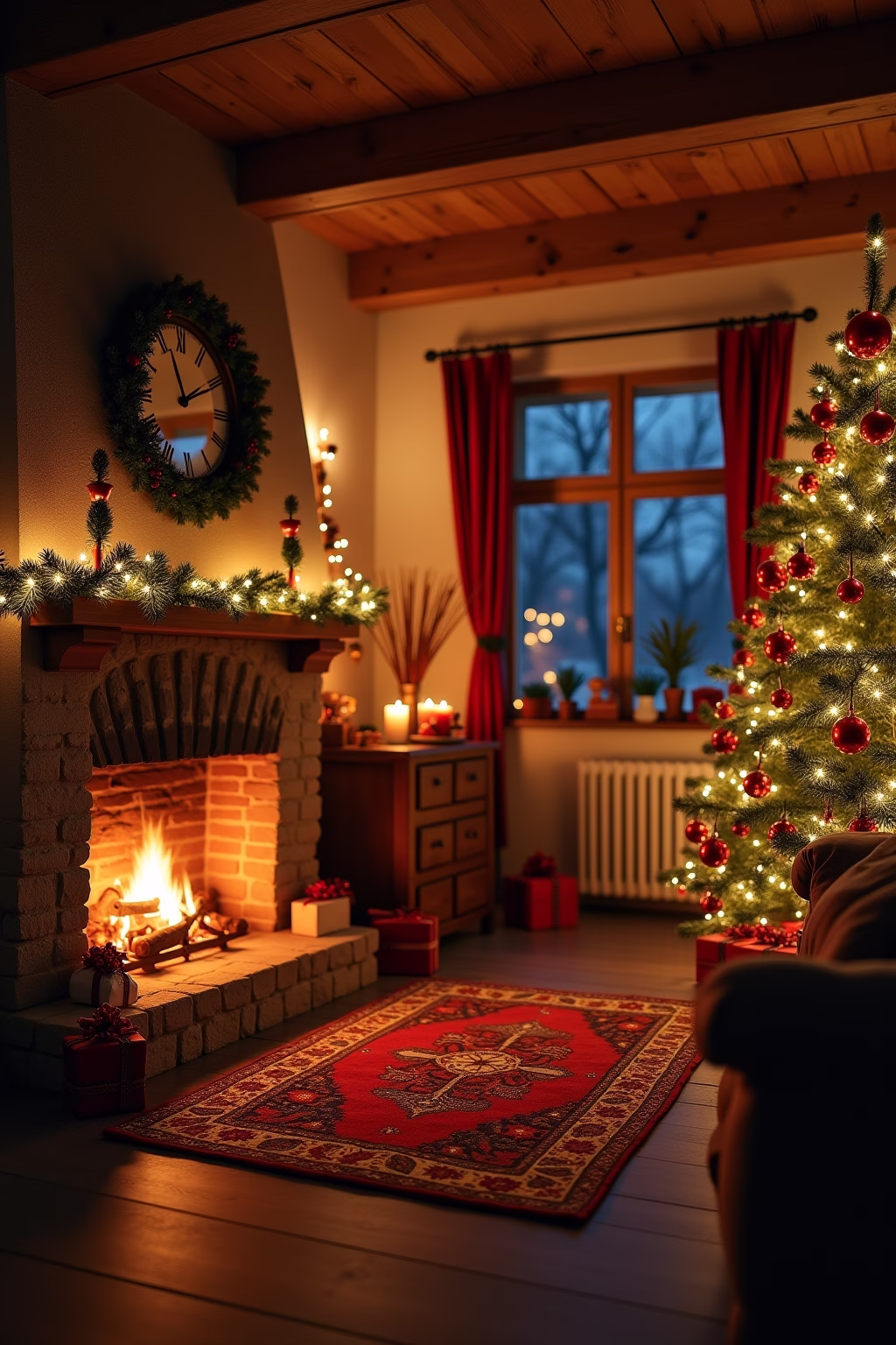 weihnachtliches zuhause outline 1