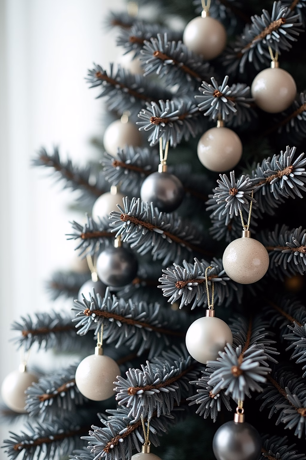 weihnachtsbaum dekoration modern outline 3