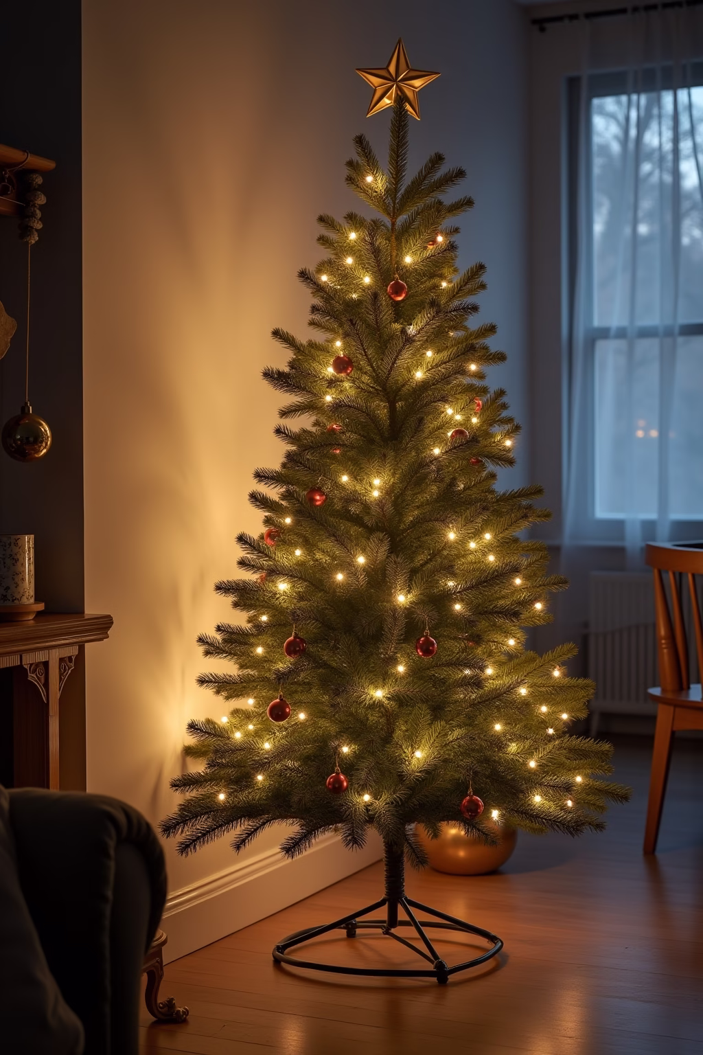 weihnachtsbaum dekoration modern outline 6